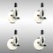 Service Caster 4 Inch 316SS Nylon Wheel Swivel 1-1/4 Inch Expanding Stem Caster Set Brake SCC SCC-SS316EX20S414-NYS-TLB-114-4 - alternate 2